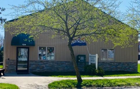 Front of Mt. Victory library