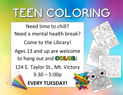 teen coloring