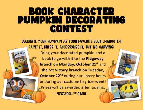 Pumpkin decorating contest