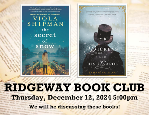 Ridgeway Book Club choices