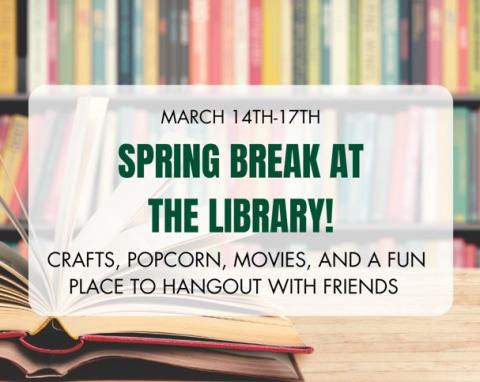 spring break at the library