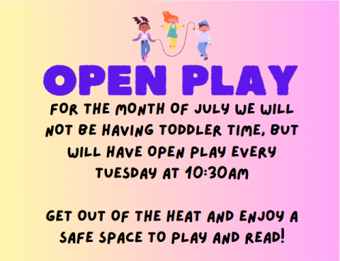 OPEN PLAY TIME